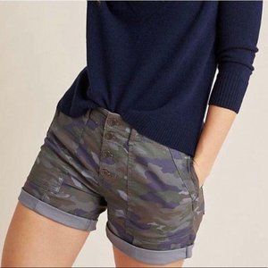 Anthropologie the Wanderer Camo Shorts